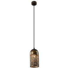 Светильник с арматурой коричневого цвета, металлическими плафонами Rivoli 7062-735