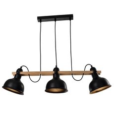 Светильник с арматурой чёрного цвета, металлическими плафонами Rivoli 4021-213