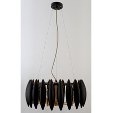 Светильник с арматурой чёрного цвета, металлическими плафонами Rivoli 4085-308