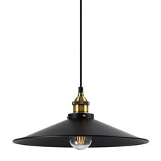 Светильник с металлическими плафонами чёрного цвета Moderli V1342-1P