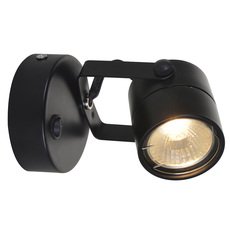 Спот с арматурой чёрного цвета, металлическими плафонами Arte Lamp A1311AP-1BK