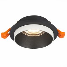 Точечный светильник с арматурой чёрного цвета, металлическими плафонами ST LUCE ST206.408.01