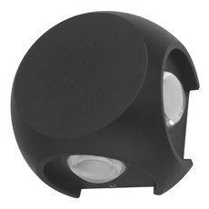 Светильник для уличного освещения с арматурой чёрного цвета, металлическими плафонами ST LUCE SL9505.401.01