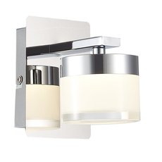 Светильник для ванной комнаты с стеклянными плафонами белого цвета ST LUCE SL1600.101.01