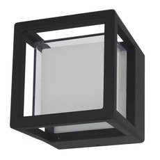 Светильник для уличного освещения с арматурой чёрного цвета, плафонами белого цвета ST LUCE SL9504.401.01
