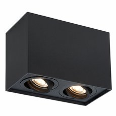 Точечный светильник с арматурой чёрного цвета, металлическими плафонами ST LUCE ST109.407.02