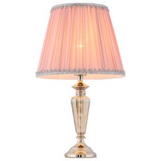Настольная лампа с арматурой хрома цвета, текстильными плафонами ST LUCE SL965.104.01