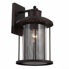 Светильник для уличного освещения с арматурой коричневого цвета, стеклянными плафонами ST LUCE SL080.401.01