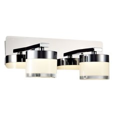 Светильник для ванной комнаты с стеклянными плафонами белого цвета ST LUCE SL1600.101.02