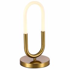 Настольная лампа с арматурой золотого цвета, плафонами белого цвета ST LUCE SL1579.304.01