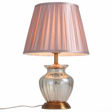 Настольная лампа с арматурой бронзы цвета, текстильными плафонами ST LUCE SL967.304.01
