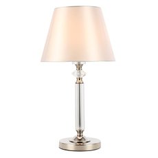 Настольная лампа с арматурой никеля цвета, текстильными плафонами ST LUCE SL1755.154.01