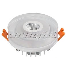 Точечный светильник с плафонами белого цвета Arlight 020218 (LTD-80R-Crystal-Roll 2x3W White)