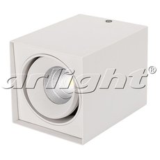 Точечный светильник с арматурой белого цвета, плафонами белого цвета Arlight 020386 (SP-CUBUS-S100x100WH-11W Warm White)