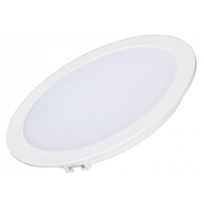 Точечный светильник с арматурой белого цвета, пластиковыми плафонами Arlight 021441 (DL-BL180-18W Warm)
