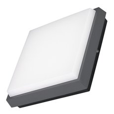 Светильник для уличного освещения с арматурой серого цвета, пластиковыми плафонами Arlight 029951 (LGD-AREA-S175x175-10W Warm3000)