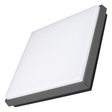 Светильник для уличного освещения с арматурой серого цвета, пластиковыми плафонами Arlight 029953 (LGD-AREA-S300x300-30W Warm3000)