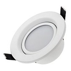 Точечный светильник с арматурой белого цвета, плафонами белого цвета Arlight 018043 (LTD-80WH 9W Warm White)