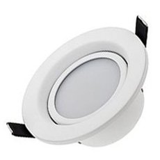 Точечный светильник с арматурой белого цвета, плафонами белого цвета Arlight 018420 (LTD-70WH 5W Warm White)
