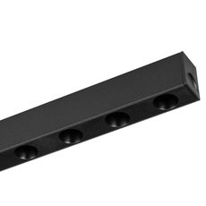 Шинная система с арматурой чёрного цвета, металлическими плафонами Arlight 033237 (MAG-DOTS-25-L200-6W Day4000)