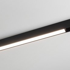 Шинная система с металлическими плафонами чёрного цвета Arlight 033238 (MAG-FLAT-25-L200-6W Day4000)