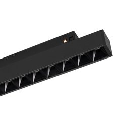 Шинная система с металлическими плафонами чёрного цвета Arlight 033614 (MAG-ORIENT-LASER-L235-8W Day4000)