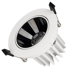 Точечный светильник с металлическими плафонами чёрного цвета Arlight 033659 (MS-FORECAST-BUILT-TURN-R102-12W Day4000)