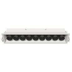 Точечный светильник с арматурой белого цвета, плафонами чёрного цвета Arlight 031931 (MS-ORIENT-BUILT-TURN-TC-S67x300-20W Warm3000)