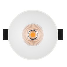 Точечный светильник с арматурой белого цвета, плафонами белого цвета Arlight 033662 (MS-VOLCANO-BUILT-R65-6W Warm3000)