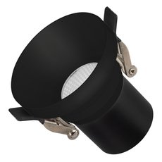 Точечный светильник с арматурой чёрного цвета, металлическими плафонами Arlight 035443 (MS-VOLCANO-BUILT-R65-6W Warm3000)