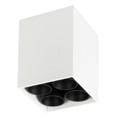 Точечный светильник с арматурой белого цвета, плафонами чёрного цвета Arlight 031858 (SP-ORIENT-SURFACE-TC-S65x65-10W Warm3000)