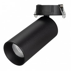 Точечный светильник с арматурой чёрного цвета, плафонами чёрного цвета Arlight 027246 (SP-POLO-BUILT-R65-8W Day)