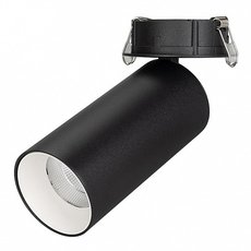 Точечный светильник с металлическими плафонами чёрного цвета Arlight 027247 (SP-POLO-BUILT-R65-8W Day)