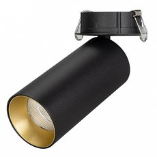 Точечный светильник с арматурой чёрного цвета Arlight 027254 (SP-POLO-BUILT-R65-8W Warm)