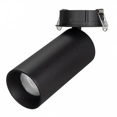 Точечный светильник с металлическими плафонами чёрного цвета Arlight 027258 (SP-POLO-BUILT-R65-8W White)