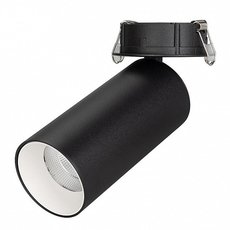 Точечный светильник с арматурой чёрного цвета, плафонами чёрного цвета Arlight 027259 (SP-POLO-BUILT-R65-8W White)
