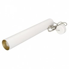 Светильник с арматурой белого цвета, металлическими плафонами Arlight 027371 (SP-POLO-HANG-LONG450-R65-8W White)