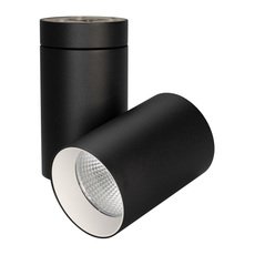 Точечный светильник с арматурой чёрного цвета, металлическими плафонами Arlight 027561 (SP-POLO-SURFACE-TURN-R85-15W Day4000)