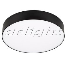 Точечный светильник с арматурой чёрного цвета Arlight 022906 (SP-RONDO-250B-30W Warm White)