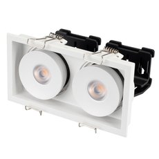 Точечный светильник с арматурой белого цвета, металлическими плафонами Arlight 028150 (CL-SIMPLE-S148x80-2x9W Day4000)