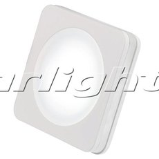 Точечный светильник с арматурой белого цвета, плафонами белого цвета Arlight 016962 (LTD-80x80SOL-5W Warm White)
