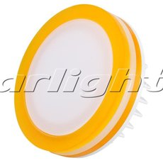Точечный светильник с арматурой жёлтого цвета, плафонами белого цвета Arlight 020831 (LTD-80SOL-Y-5W Day White)