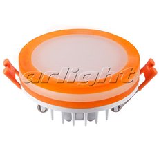 Точечный светильник с арматурой оранжевого цвета Arlight 020832 (LTD-80SOL-R-5W Day White)