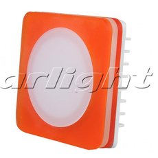 Точечный светильник с арматурой оранжевого цвета Arlight 020841 (LTD-95x95SOL-R-10W Day White)