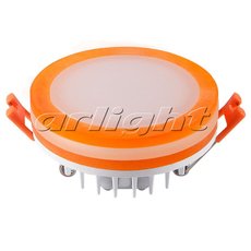 Точечный светильник с арматурой оранжевого цвета Arlight 022528 (LTD-80SOL-R-5W Warm White)