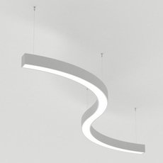 Светильник с металлическими плафонами белого цвета Arlight 034050(1) (SP-LINE-HANG ARC-S3535-D800-65W Day4000)