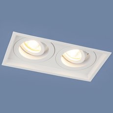 Точечный светильник с плафонами белого цвета Elektrostandard 1071/2 MR16 WH белый