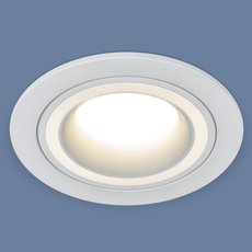 Точечный светильник с арматурой белого цвета, металлическими плафонами Elektrostandard 1081/1 MR16 белый