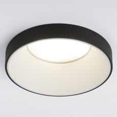 Точечный светильник с арматурой чёрного цвета, металлическими плафонами Elektrostandard 112 MR16 белый/черный