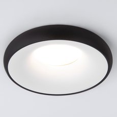 Точечный светильник с арматурой чёрного цвета Elektrostandard 118 MR16 белый/черный